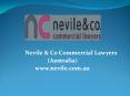 Nevile & Co Commercial Law PowerPoint PPT Presentation