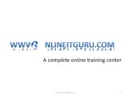 sql server 2012 online training at onlineitguru.com