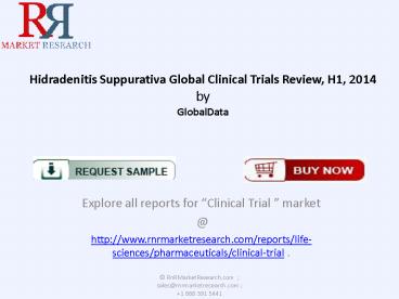 Hidradenitis Suppurativa Market 2014
