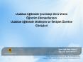 Uzaktan Egitimde  PowerPoint PPT Presentation