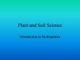 Plant and Soil Science PowerPoint PPT Presentation