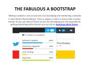 Bootstraps Admin Theme