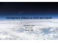 Atmospheric Effects on SAR and InSAR PowerPoint PPT Presentation