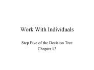 Work With Individuals