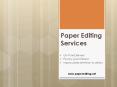 paper editing services PowerPoint PPT Presentation