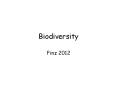 Biodiversity PowerPoint PPT Presentation