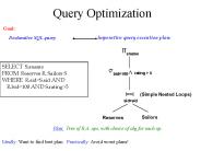 Query Optimization