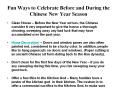 Fun Ways to Celebrate Before and During the Chinese New Year Season PowerPoint PPT Presentation
