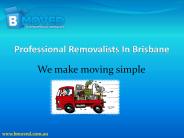 Professional Removalists In Brisbane