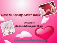 How to get my lover back