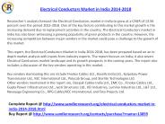 Electrical Conductors Market Forecasts 2014-2018