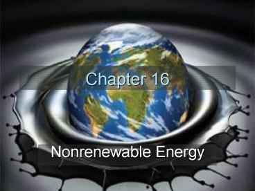 Nonrenewable Energy