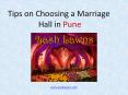 Yash Lawns best venue to organize marriage  in Pune PowerPoint PPT Presentation