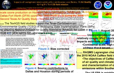Figure 1: August 2006 RAQMS and Observed TOC