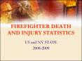 FIREFIGHTER DEATH AND INJURY STATISTICS PowerPoint PPT Presentation