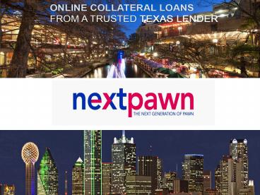 Collateral Loan On Jewelry