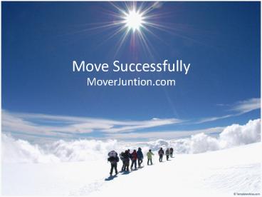 Move successfully with Moverjunction
