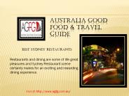 Choose Best Sydney City Restaurants