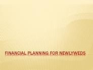Financial Planning for Newlyweds