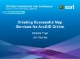 Creating Successful Map Services for ArcGIS Online PowerPoint PPT Presentation