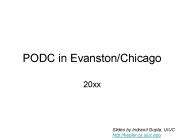 PODC in Evanston/Chicago