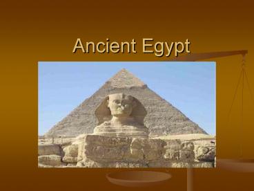 Ancient Egypt