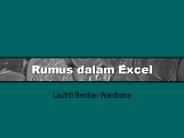 Rumus dalam Excel