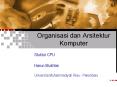 Organisasi dan Arsitektur Komputer PowerPoint PPT Presentation
