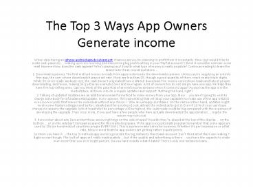 google android app development