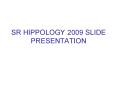 SR HIPPOLOGY 2009 SLIDE PRESENTATION PowerPoint PPT Presentation