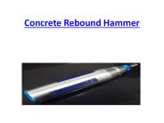 Concrete Rebound Hammer