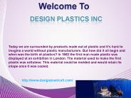 plastic manufacturers
