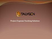 Project Expense Tracking Solution