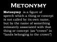 Metonymy PowerPoint PPT Presentation