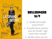 Bellringer 16/9