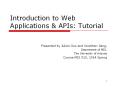 Introduction to Web Applications PowerPoint PPT Presentation