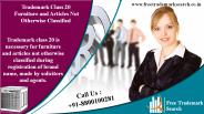 Trademark Class 20 | Furniture and Articles Not Otherwise Classified