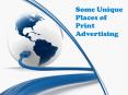 Unique Areas to Advertise PowerPoint PPT Presentation