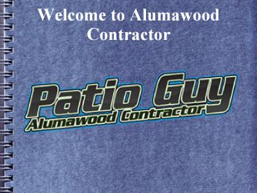 Diy Alumawood Patio Covers