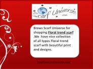 Floral trend scarf