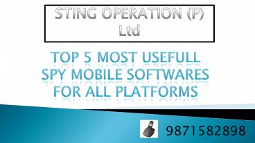 Top spy  software for mobile phones