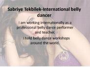 Sabriye Tekbilek-International belly dancer
