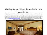Aspen Rentals Home