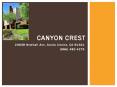 Canyon Crest Apartments in Santa Clarita PowerPoint PPT Presentation