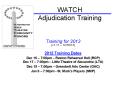 Training for 2013 (v1.11 