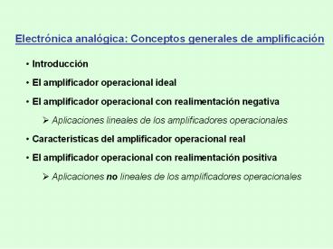 Amplificadores