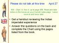 Please do not talk at this timeApril 27 HW: Chpt 14, Sec 4- up to page 456. Read and take notes on the boxes on your Cornell notes page. Leave room to add more later. PowerPoint PPT Presentation