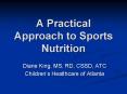 A Practical Approach to Sports Nutrition PowerPoint PPT Presentation