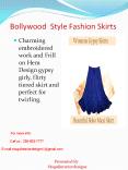 Bollywood Gypsy Fashion skirt PowerPoint PPT Presentation