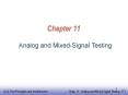 Chapter 11 Analog and Mixed-Signal Testing PowerPoint PPT Presentation